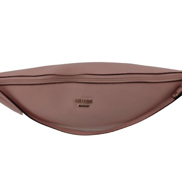 GUESS Los Angeles Pink Faux Pebble Leather Single Strap Shoulder Bag Spring Pink - Picture 3 of 13